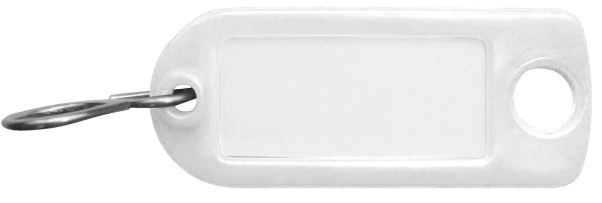 RIEFFEL SWITZERLAND Schlüssel-Anhänger 8034 FS TRANS. transparent 100 Stück – Hochwertig & günstig bei ShopDeca