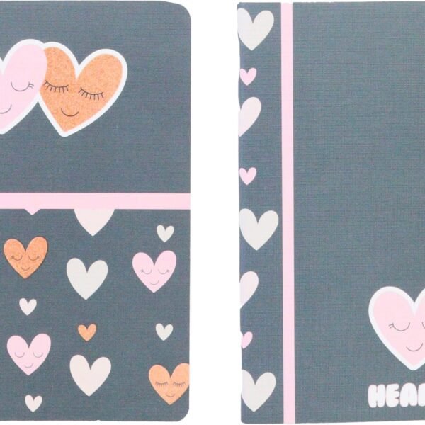 ANCOR Notizheft A5 118278 B'LOG HEARTS,kariert 48B.