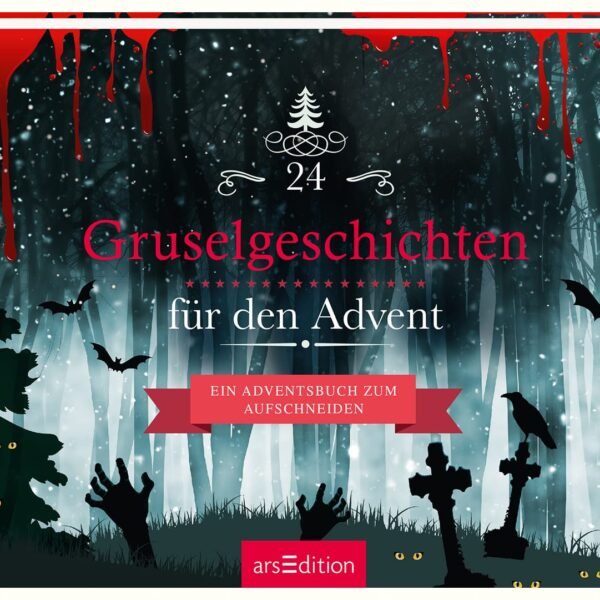 ARS EDITION Adventsbuch Gruselgeschichten 783845821214 20,5x15,6cm/164 Seiten