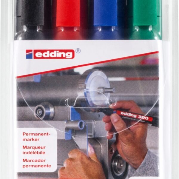 EDDING Permanentmarker 300 553 ass., 4 Stück