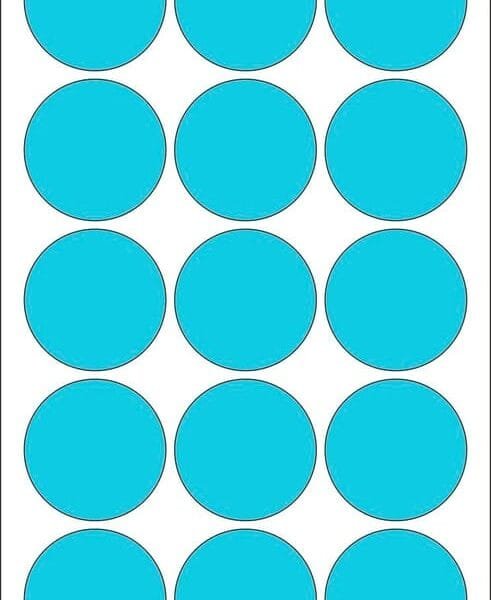 HERMA Markierungspunkte 32mm 2273 blau 480 St./32 Blatt