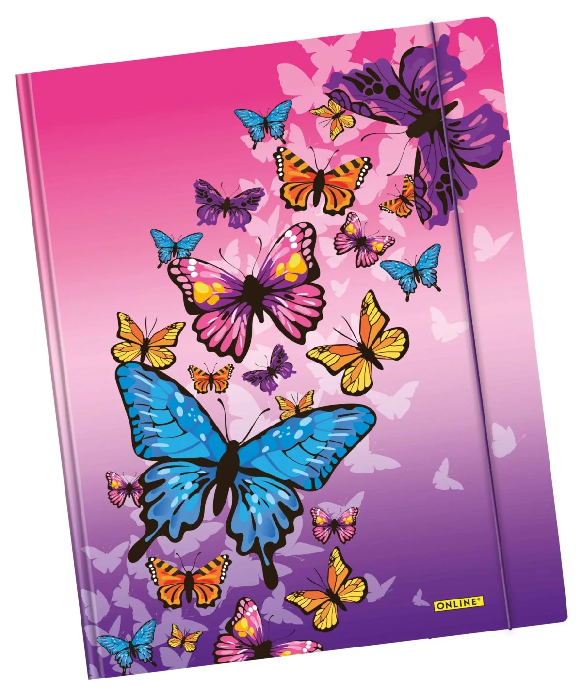 ONLINE Gummizugmappe A4 10149/6 Butterfly – Hochwertig & günstig bei ShopDeca