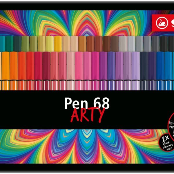 STABILO Fasermaler Pen 68 Arty 6866-031 Metalletui 66 Stück