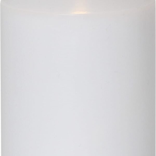 STAR TRADING LED Kerze Flamme 15cm 12.064-08 weiss