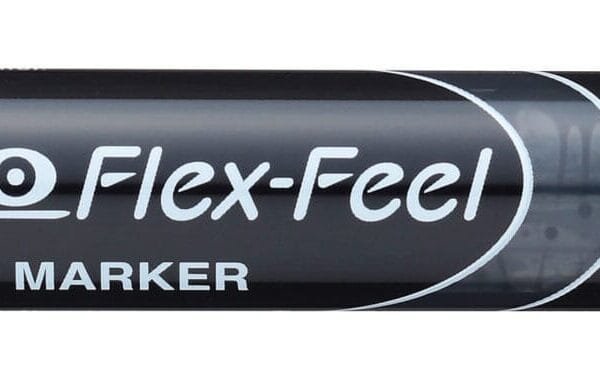 PENTEL Whiteboard Marker MAXIFLO 4mm MWL5SBF-AX schwarz, Flex Feel
